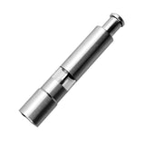 Stainless Steel Thumb Presser Salt and Pepper Grinder Tall Salt and Pepper Mill Shakers with Adjustable Coarseness &amp; Stylish Design for Grinding Salt and Black Pepper (1 Pc)
