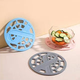 1 PC Silicone Fancy Coaster For Holding Bowls And Utensils Including All Kitchen Purposes.