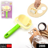 Plastic Round Roll Forming Cutter Cake Ball Tongs And Molds Puri Cutter Roller Machine For Baking Tools (1 Pc Mix Color)
