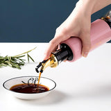300 ML Olive Oil Dispenser Bottle Leakproof Condiment Glass Container Non- Drip Spout Soy Sauce Vinegar Cruet Bottle For Kitchen Cooking BBQ Fry For Kitchen Home