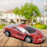 Plastic Remote Control Racing Car For Kids, Remote Control Racing car with Two Function Backward and Forward, Birthday Return Gift with Rechargeable Battery for Car