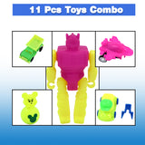 Pack Of 11 Toys For Kids Friction Powered Toy For Baby Push  Go Toys Combo Set For Boys  Girls ( Pack Of 11)