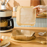 Square Air Fryer Disposable Paper Liner  (50 Pcs Set of  160mmx45mm)