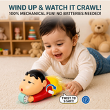 Shinchan Toy for Kids, Crawling Musical Toy with LED Lights, Battery Operated Moving Cartoon Toy, Gift for Boys and Girls