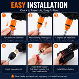 WK High Pressure Car Washer Gun | 48V Cordless Portable Rechargeable Pressure Washer for Car, Bike & Home Cleaning