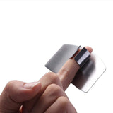 Finger Guards for Cutting, Stainless Steel 304 Finger Guard for Cutting Food, Finger Protectors, Finger Protector, Avoid Hurting When Slicing and Dicing, 1 Piece