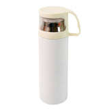 350 ML Stainless Steel Insulated Vacuum Bottle With Transparent Lid And Carry Handle | Leak-Proof Hot & Cold Thermos Flask