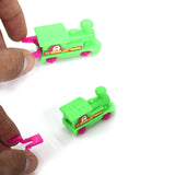 30PCS Set Of  Pull Along Back Train Friction Power Toy Vehicle Push And Go Crawling Toys For  Baby