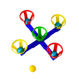 Baskets And Balls Are Fun Toy For Kids With 5 Basket And 5 Balls.