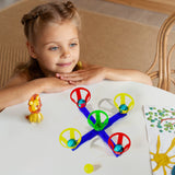 Baskets And Balls Are Fun Toy For Kids With 5 Basket And 5 Balls.