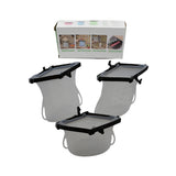 Reusable Silicone Food Storage Bag, 3 Bag Set Leak proof Lock Reusable Flat Bottom Freezer Bags, BPA Free Microwave & Dishwasher Safe