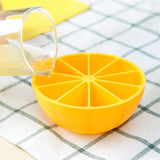 Lemon Shape Flexible Silicone Ice Cube Tray  8-slot Round Ice Mold (1 Pc)