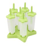 Plastic Ice Cream Molds BPA Free For Kids and Adults With Lid (1 Set  6 Pc)