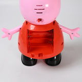 Pig Children Play Toy, Pretend Play Toy Fun Gift for Kids, Movable Hands, Legs Pig Pretend Play Toy Set for Kids Children with Soft Rubber Material (1 Pc/Battery Not Included)