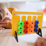 Learning Toys For Kids, Slide Puzzle Game For Kids, Brain Game For Kids, Color Matching Brain Teasers Logic Game Preschool Educational Toys For Kids Boys Girls Age 3 to 7 Yrs Old, Multicolor (36 Challenges  1 Set)