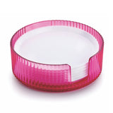 Coasters Set Of 6 | Plastic Coasters Spill Protection For Table Desk Durable And Non Slip Plastic Coaster | Fit Common Size Drinking Glass Coffee Cup Tea Cup Mug