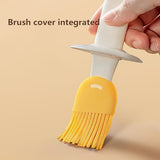 2 In 1 Oil Dispenser Bottle With Silicone Basting Brush  For Cooking Vinegar Sauce BBQ Grill Frying Baking  (1 Set)