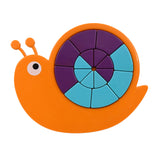 Snail Puzzle For Kids, Mini Travel Puzzle Games & Pre School Toys Develops Motor & Reasoning Skills STEM Educational Toy, Birthday Gifts 3-6 Year Kids, Brain Games for Kids (Mix Color)