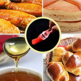 Silicone Flat Pastry Cooking Oil Brush For Grilling Tandoor And BBQ (2 PC)
