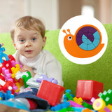 Snail Puzzle For Kids, Mini Travel Puzzle Games & Pre School Toys Develops Motor & Reasoning Skills STEM Educational Toy, Birthday Gifts 3-6 Year Kids, Brain Games for Kids (Mix Color)