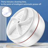 6152a Mini Washing Machine Turbine Washing Machine Door Hinge  Lightweight Turbo Washer With Usb Cable For Home Camping College Rooms Use