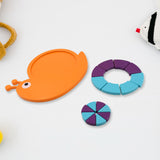 Snail Puzzle For Kids, Mini Travel Puzzle Games & Pre School Toys Develops Motor & Reasoning Skills STEM Educational Toy, Birthday Gifts 3-6 Year Kids, Brain Games for Kids (Mix Color)