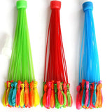 Rubber Holi Water Balloons Auto Fill & Automatic Tie For Playing Holi For Kids Boys And Girls, Multicolor (Pack Of 111 Pcs) Magic Water Balloon