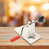 Stainless Steel Coconut Scraper With Wooden Base (1 PC)