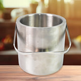 Stainless Steel Ice Buckets With Lid Double-Walled Bar Ice Bucket Set for Home Bar and Parties(1.3 Liters Approx)