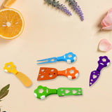 Football Soccer Cheese Knife Set, Colorful Cheese Slicer Cheese Cutter Cheese Fork Cheese Spreaders Crumbly Cheese Knives for Parties, BBQ and Dinner Stainless Steel Cheese Knives Set (5 Pcs Set)