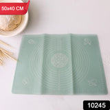 Rolling Baking Mat With Measurements (50X40 Cm) Reusable Non-Stick Food Grade Silicon