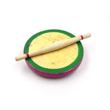 Chakla Belan Set Used In All Kinds Of Household Places By Kids And Children’s  Wooden Chakla Belan Playset - Child-Sized Kitchen Utensils for Pretend Cooking - Mini Chakla Belan Toy, Non-Toxic - Small Size