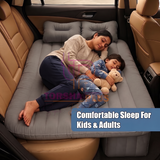 TP Premium Car Inflatable Bed with Pump & 2 Air Pillow , Quick Inflatable Back Seat Bed ,Car Inflatable Mattress ,Car Bed Mattress ,Car Bed For Kids, Travel, Trips, Camping, Picnic, Pool & Beach| Universal Fit.. Grey