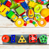 Geometric Brick With Box- 5 Angle Matching Column Blocks For Kids - Preschool Educational Learning Toys.
