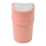 Mini Trash Can Dustbin Plastic Garbage Can With Lid (1 PC)