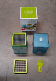 2 In 1 Potato Chipper  Slicer , French Fries Maker , Finger Chips  Plastic , Two Blades Finger Chips Cutter For Kitchen Accessory Vegetable Fruit Slicer (1 PC)