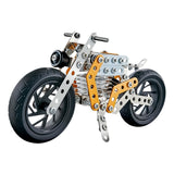 Metal DIY Bike Building Blocks for Kids | Educational &amp; Learning Blocks for Kids | Creative Mechanical Construction Engineering Kit 8+ (bike 162 pc of Bike Tool / 1 Set)