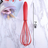 Manual Whisk Mixer Silicone Whisk Cream, Whisk Flour Mixer, Rotary Egg Mixer, Kitchen Baking Tool.