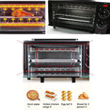 3 In 1 Breakfast Maker Portable Toaster Oven Grill Pan  Coffee Maker Full Breakfast Ready At One Go