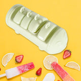 Cartoon Shape Mold ICE Candy, Popsicle Mold ICE, Plastic ICE Candy Maker KULFI Maker MOLDS Set with 4 Cups (1 PC/Multicolor)