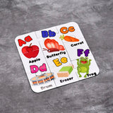 Learning ABCD Jigsaw Toy Puzzle For Children (4 Puzzles Pack)