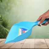 Heavy Plastic Dustpan With Handle , Dust Collection Dust Pan Tray for Kitchen, Home, Office, Bathroom Etc.  (1 PC)