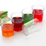 6 Pcs Plastic Unbreakable Multi-Purpose Transparent Water/Juice Glass Set (300 ML,Clear)