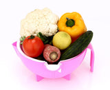 2214 Multi functional Vegetable Fruits Cutter Shredder With Rotating Drain Basket
