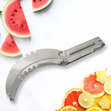 3 in1 Stainless Steel Watermelon Cantaloupe Slicer Knife Corer Fruit Vegetable Tools For Kitchen (1 Pc)