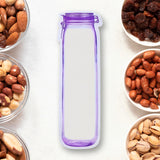Food Storage Bag Bottles Shape Ziplock Bags Reusable For Snacks ,Nuts, Candy ,Biscuits Etc. (1 Pc  500 ML)