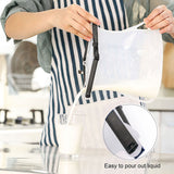 Reusable Silicone Food Storage Bag, 3 Bag Set Leak proof Lock Reusable Flat Bottom Freezer Bags, BPA Free Microwave & Dishwasher Safe