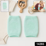 Mint Green Toddler Wool Knit Leg Warmer (Knee Guard)