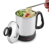 Soup Pot With Lid Stainless Steel Multi Cooker Kettle (800W - 2.5 Ltr.)