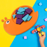 Snail Puzzle For Kids, Mini Travel Puzzle Games & Pre School Toys Develops Motor & Reasoning Skills STEM Educational Toy, Birthday Gifts 3-6 Year Kids, Brain Games for Kids (Mix Color)